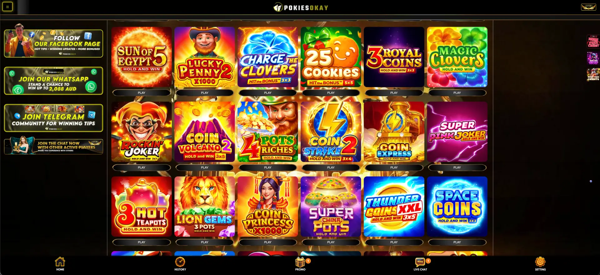 PokiesOkay searchable slots catalogue